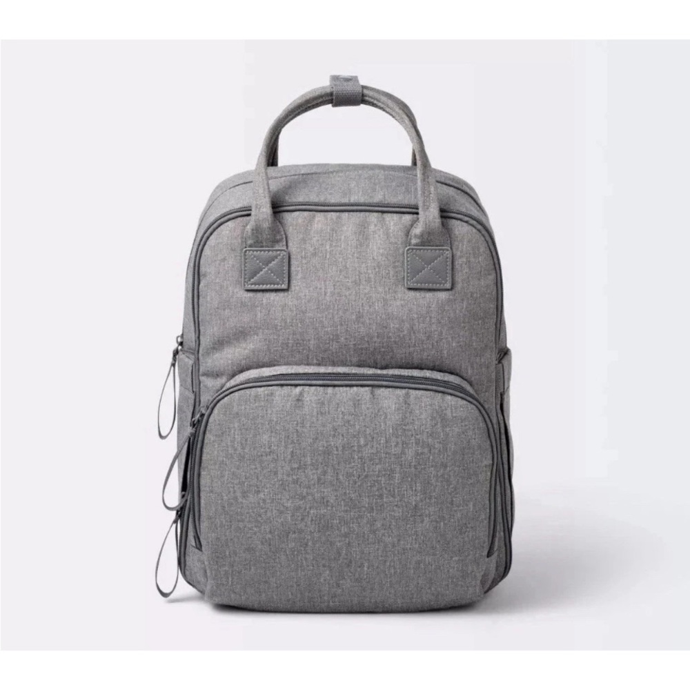 Stylish Gray diaper Backpack